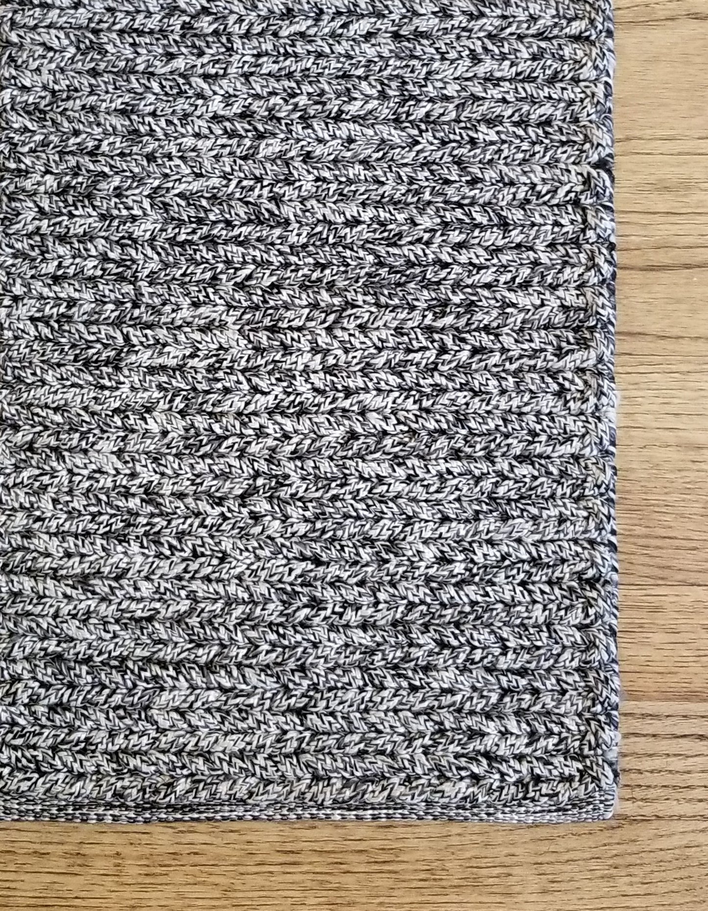 Textured Braid Charcoal
